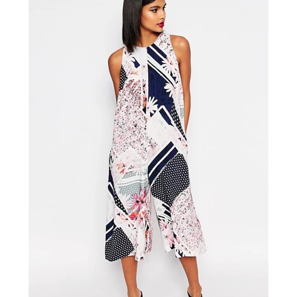 French Connection Samba Avenue Drape Jumpsuit